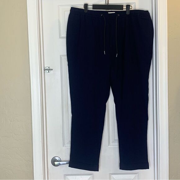 Open Edit Cropped Joggers Navy Size XL - Picture 1 of 11